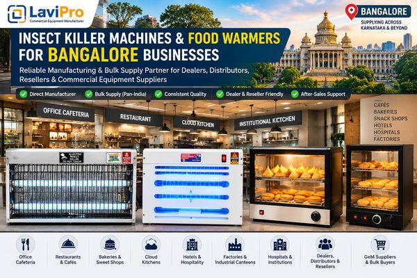 Serving Bangalore’s Corporate Cafeterias and Cloud Kitchens: A B2B Guide to Insect Killers and Food Warmers